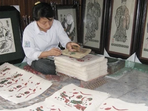 越南东湖民间画制作业将申报联合国非物质文化遗产 